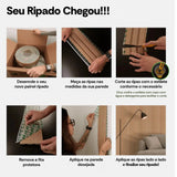Ripado autocolante aplicado